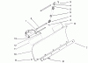 Toro 79350 - 48" Snow/Dozer Blade, 300 Series Garden Tractors, 1993 (3900001-3999999) Ersatzteile BLADE ASSEMBLY