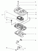 Toro 73580 (520Lxi) - 520Lxi Garden Tractor, 2001 (210000001-210999999) Ersatzteile AIR CLEANER ASSEMBLY