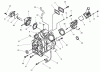 Toro 73580 (520Lxi) - 520Lxi Garden Tractor, 2001 (210000001-210999999) Ersatzteile CRANKCASE ASSEMBLY