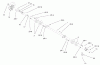 Toro 73580 (520Lxi) - 520Lxi Garden Tractor, 2001 (210000001-210999999) Ersatzteile DRIVE SHAFT ASSEMBLY