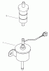 Toro 73580 (520Lxi) - 520Lxi Garden Tractor, 2001 (210000001-210999999) Ersatzteile FUEL PUMP & FILTER ASSEMBLY