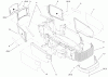 Toro 73580 (520Lxi) - 520Lxi Garden Tractor, 2001 (210000001-210999999) Ersatzteile GRILL & SIDE PANELS ASSEMBLY