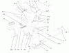 Toro 73580 (520Lxi) - 520Lxi Garden Tractor, 2001 (210000001-210999999) Ersatzteile HYDRO CONTROLS ASSEMBLY