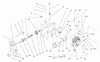Toro 73580 (520Lxi) - 520Lxi Garden Tractor, 2001 (210000001-210999999) Ersatzteile HYDRO TRANS AXLE ASSEMBLY
