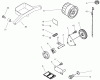Toro 73580 (520Lxi) - 520Lxi Garden Tractor, 2001 (210000001-210999999) Ersatzteile OIL PUMP & FILTER ASSEMBLY