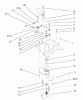 Toro 73580 (520Lxi) - 520Lxi Garden Tractor, 2001 (210000001-210999999) Ersatzteile POWER STEERING LOWER ASSEMBLY