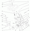 Toro 73580 (520Lxi) - 520Lxi Garden Tractor, 2001 (210000001-210999999) Ersatzteile POWER STEERING & TILT ASSEMBLY