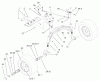 Toro 73580 (520Lxi) - 520Lxi Garden Tractor, 2001 (210000001-210999999) Ersatzteile TIE RODS, SPINDLE & FRONT AXLE ASSEMBLY