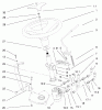 Toro 73550 (523Dxi) - 523Dxi Garden Tractor, 1998 (8900001-8999999) Ersatzteile POWER STEERING & TILT ASSEMBLY