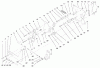 Toro 73550 (523Dxi) - 523Dxi Garden Tractor, 1998 (8900001-8999999) Ersatzteile SLOW IN TURNS REAR ASSEMBLY