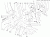 Toro 73550 (523Dxi) - 523Dxi Garden Tractor, 1998 (8900001-8999999) Ersatzteile STEERING TOWER & FUEL TANK SUPPORT ASSEMBLY