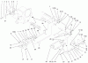 Toro 73590 (523Dxi) - 523Dxi Garden Tractor, 1999 (9900001-9999999) Ersatzteile ATTACH A MATIC & HITCH ASSEMBLY