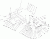 Toro 73590 (523Dxi) - 523Dxi Garden Tractor, 1999 (9900001-9999999) Ersatzteile BUMPER & HOOD SUPPORT ASSEMBLY