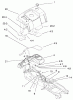 Toro 73590 (523Dxi) - 523Dxi Garden Tractor, 1999 (9900001-9999999) Ersatzteile FENDER & FUEL SYSTEM ASSEMBLY