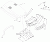 Toro 73590 (523Dxi) - 523Dxi Garden Tractor, 1999 (9900001-9999999) Ersatzteile HOOD & HEADLIGHT ASSEMBLY