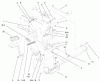 Toro 73590 (523Dxi) - 523Dxi Garden Tractor, 1999 (9900001-9999999) Ersatzteile HYDRO CONTROLS ASSEMBLY