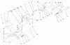 Toro 73590 (523Dxi) - 523Dxi Garden Tractor, 1999 (9900001-9999999) Ersatzteile HYDRO LIFT LOWER ASSEMBLY