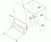 Toro 79401 - Easy Twin 42" Vacuum Bagger, 1995 (5900001-5999999) Ersatzteile BAG & FRAME ASSEMBLY