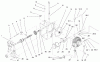 Toro 73590 (523Dxi) - 523Dxi Garden Tractor, 1999 (9900001-9999999) Ersatzteile HYDRO TRANSAXLE ASSEMBLY #2