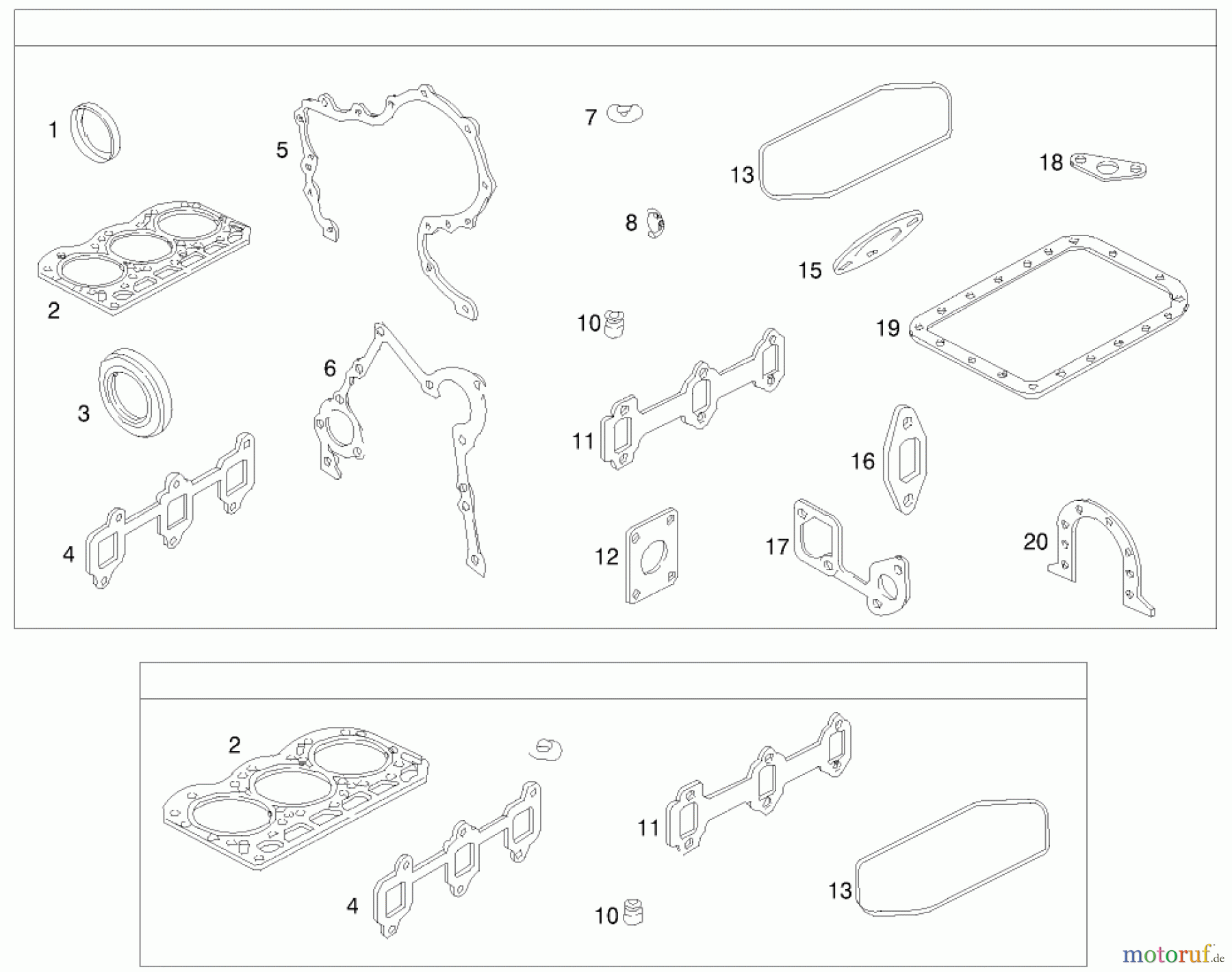  Toro Neu Mowers, Lawn & Garden Tractor Seite 1 73552 (523Dxi) - Toro 523Dxi Garden Tractor, 2000 (200000001-200999999) ENGINE ASSEMBLY #12