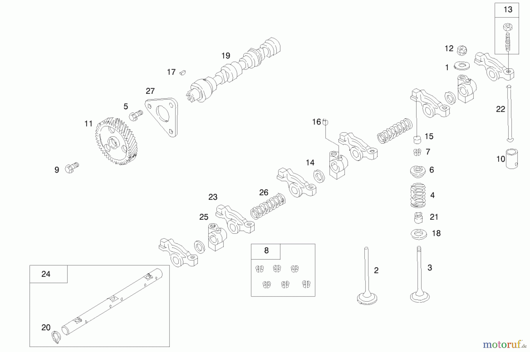 Toro Neu Mowers, Lawn & Garden Tractor Seite 1 73552 (523Dxi) - Toro 523Dxi Garden Tractor, 2000 (200000001-200999999) ENGINE ASSEMBLY #5
