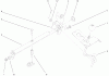 Toro 73552 (523Dxi) - 523Dxi Garden Tractor, 2000 (200000001-200999999) Ersatzteile HI-LO SHIFT ASSEMBLY