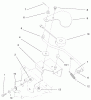 Toro 73560 (522xi) - 522xi Garden Tractor, 1998 (8900001-8999999) Ersatzteile CRUISE CONTROL ASSEMBLY