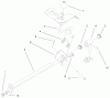 Toro 73560 (522xi) - 522xi Garden Tractor, 1998 (8900001-8999999) Ersatzteile HI-LO SHIFT ASSEMBLY