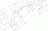 Toro 73560 (522xi) - 522xi Garden Tractor, 1998 (8900001-8999999) Ersatzteile HYDRO LIFT LOWER ASSEMBLY
