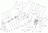 Toro 73560 (522xi) - 522xi Garden Tractor, 1998 (8900001-8999999) Ersatzteile HYDRO TRANS AXLE ASSEMBLY #2