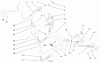 Toro 73560 (522xi) - 522xi Garden Tractor, 1998 (8900001-8999999) Ersatzteile HYDRON LIFT UPPER ASSEMBLY