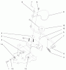 Toro 73561 (522xi) - 522xi Garden Tractor, 2000 (000000001-000999999) Ersatzteile CRUISE CONTROL ASSEMBLY