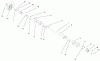 Toro 73561 (522xi) - 522xi Garden Tractor, 2000 (000000001-000999999) Ersatzteile DRIVE SHAFT ASSEMBLY