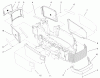 Toro 73561 (522xi) - 522xi Garden Tractor, 2000 (000000001-000999999) Ersatzteile GRILL & SIDE PANELS ASSEMBLY