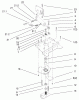 Toro 73561 (522xi) - 522xi Garden Tractor, 2000 (000000001-000999999) Ersatzteile LOWER POWER STEERING ASSEMBLY