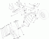 Toro 73561 (522xi) - 522xi Garden Tractor, 2000 (000000001-000999999) Ersatzteile TIE RODS, SPINDLE, & FRONT AXLE ASSEMBLY