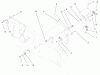 Toro 73561 (522xi) - 522xi Garden Tractor, 2000 (000000001-000999999) Ersatzteile UPPER PARKING BRAKE ASSEMBLY