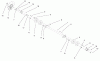 Toro 73561 (522xi) - 522xi Garden Tractor, 2000 (200000201-200999999) Ersatzteile DRIVE SHAFT ASSEMBLY