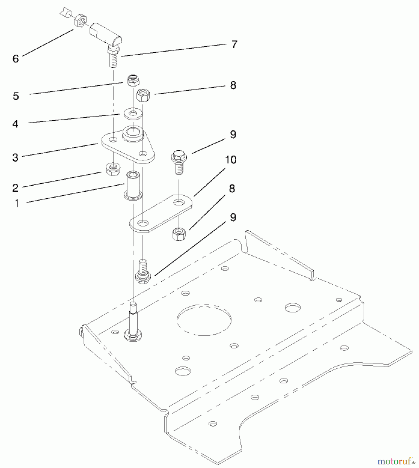Toro Neu Mowers, Lawn & Garden Tractor Seite 1 73561 (522xi) - Toro 522xi Garden Tractor, 2000 (200000201-200999999) FRONT SMART TURN ASSEMBLY