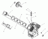 Toro 73561 (522xi) - 522xi Garden Tractor, 2000 (200000201-200999999) Ersatzteile GROUP 2-CRANKCASE