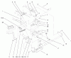 Toro 73561 (522xi) - 522xi Garden Tractor, 2000 (200000201-200999999) Ersatzteile HYDRO CONTROLS ASSEMBLY