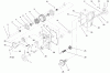 Toro 73561 (522xi) - 522xi Garden Tractor, 2000 (200000201-200999999) Ersatzteile HYDRO TRANS AXLE ASSEMBLY #1