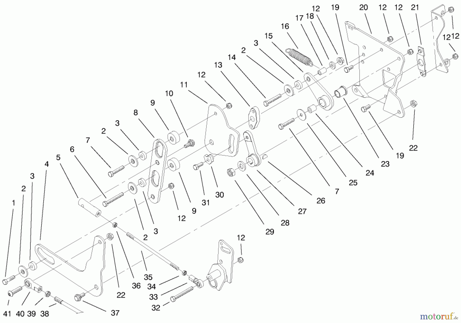 Toro Neu Mowers, Lawn & Garden Tractor Seite 1 73561 (522xi) - Toro 522xi Garden Tractor, 2000 (200000201-200999999) REAR SMART TURN ASSEMBLY