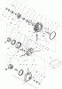 Toro 73561 (522xi) - 522xi Garden Tractor, 2000 (200000201-200999999) Ersatzteile TRANSMISSION ASSEMBLY