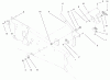 Toro 73561 (522xi) - 522xi Garden Tractor, 2000 (200000201-200999999) Ersatzteile UPPER PARKING BRAKE ASSEMBLY