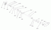 Toro 73561 (522xi) - 522xi Garden Tractor, 2001 (210000001-210999999) Ersatzteile DRUVE SHAFT ASSEMBLY