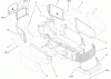 Toro 73561 (522xi) - 522xi Garden Tractor, 2001 (210000001-210999999) Ersatzteile GRILL & SIDE PANELS ASSEMBLY