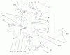 Toro 73561 (522xi) - 522xi Garden Tractor, 2001 (210000001-210999999) Ersatzteile HYDRO CONTROLS ASSEMBLY
