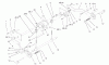 Toro 73561 (522xi) - 522xi Garden Tractor, 2001 (210000001-210999999) Ersatzteile HYDRO LIFT LOWER ASSEMBLY