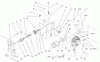 Toro 73561 (522xi) - 522xi Garden Tractor, 2001 (210000001-210999999) Ersatzteile HYDRO TRANSAXLE ASSEMBLY #2
